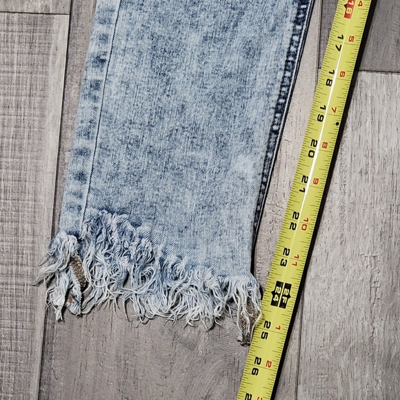 Free People Great Heights Freyed Hem Distressed Skinny Jeans - Picture 6 of 13